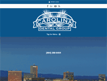 Tablet Screenshot of carolinadentalgroup.com